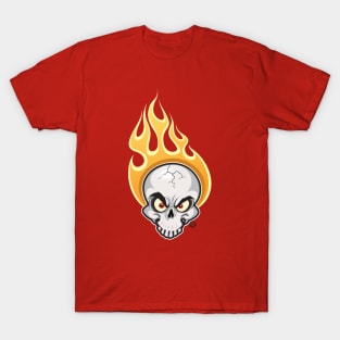 Flaming Skull T-Shirt